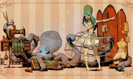 漫画鱼怪,深海异兽的神秘传说